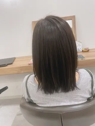 ミディアム パーマ やまこし 美裕樹のヘアスタイル