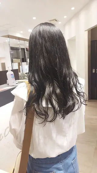 ロング カラー 髪質改善/ハイトーン /デザイン見正 恵弥のヘアスタイル