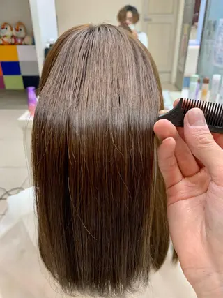 朝ラク縮毛矯正 kiryuのヘアスタイル