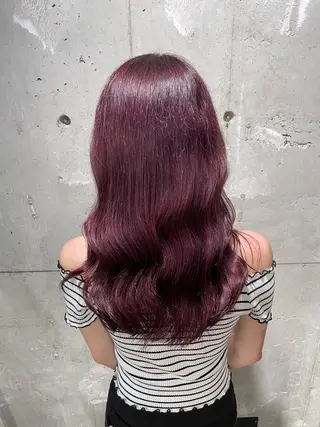 ロング カラー メンズ キッズ アイブロウ 【縮毛矯正ブリーチ】 MANATO🌈のヘアスタイル