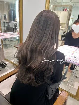 ロング カラー ヘアアレンジ 透明感カラー 古山 結季🌙🖤のヘアスタイル