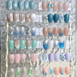ネイル BLUE CORAのネイルデザイン