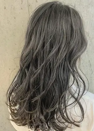 ロング カラー 藤森結子/韓国ヘア/ パーソナルカラー診断のヘアスタイル