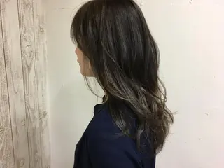 ロング カラー ヘアアレンジ タナカ タクヤのヘアスタイル
