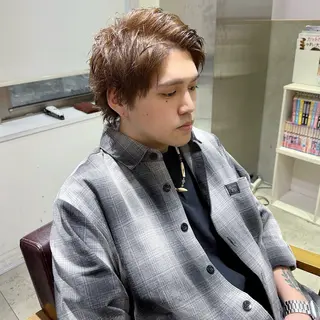 カラー メンズ ♡🌚垢抜け艶カラー Shiori🌝♡のヘアスタイル