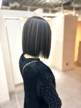 ミディアム Haruka✄﻿ 透明感カラー🫧🌙のヘアスタイル