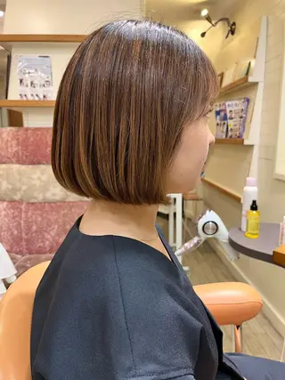 ショート ボブ/透明感カラー /大宮/たぐち🥣のヘアスタイル
