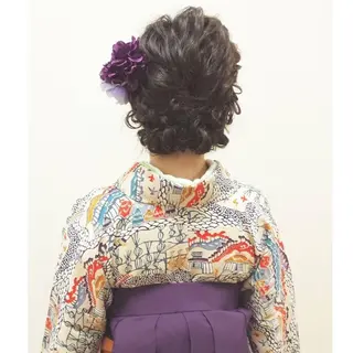 ミディアム ヘアアレンジ enne /YUI🥣のヘアスタイル