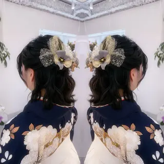 ヘアアレンジ ヘアセット 🤍AIRA🤍のヘアスタイル