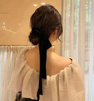 ヘアアレンジ yumemiレイヤー ✴︎ 透明感カラーのヘアスタイル