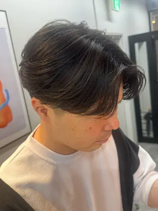 ショート パーマ メンズ ニュアンスパーマ/ 韓国ヘア/natsuのヘアスタイル