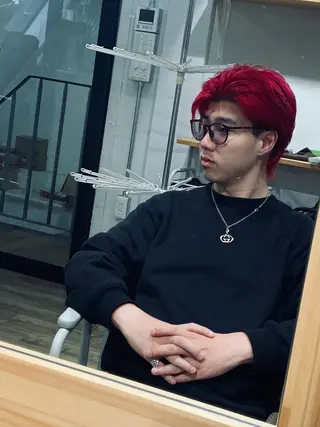 カラー メンズ 大内 良斗のヘアスタイル