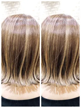 ミディアム 大山 亮　　【髪質改善】のヘアスタイル