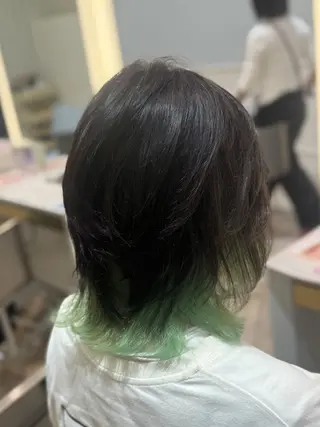 ミディアム カラー 大人メンズパーマ /石川瑠青のヘアスタイル
