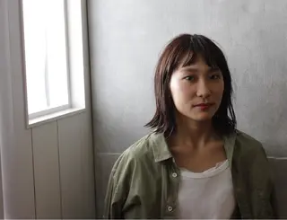 ミディアム 平尾駅直結/徒歩0分 イノセントヘアのヘアスタイル