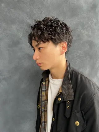 メンズ おしゃれパーマ メンズ特化/みーまんのヘアスタイル