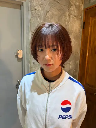 ショート カラー パーマ ヘアアレンジ 🌿透明感/レイヤー 🌿TATSUKIのヘアスタイル