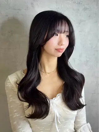 ロング トレンド韓国レイヤー 🇰🇷のんのヘアスタイル