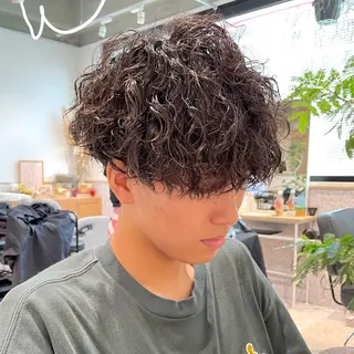 パーマ メンズ メンズ指名no'1 佐藤　亘のヘアスタイル