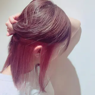 ミディアム カラー 野々村 裕菜のヘアスタイル