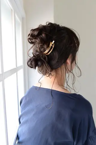 カラー ヘアアレンジ 久保田 茜のヘアスタイル