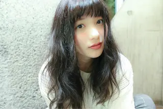 セミロング 中村 海のヘアスタイル