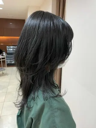 セミロング カラー ヘアアレンジ 【Sweep】おじま のぞみのヘアスタイル