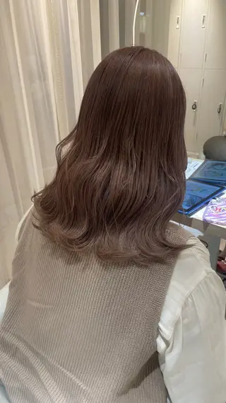 ミディアム マホ/日吉/髪質改善 /レイヤー/ガーリーのヘアスタイル