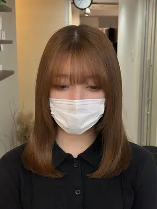 ミディアム 權軒 真尋 /モデル様募集中のヘアスタイル