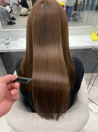 セミロング 韓国風🤍 イワサキ　リコ🍒のヘアスタイル