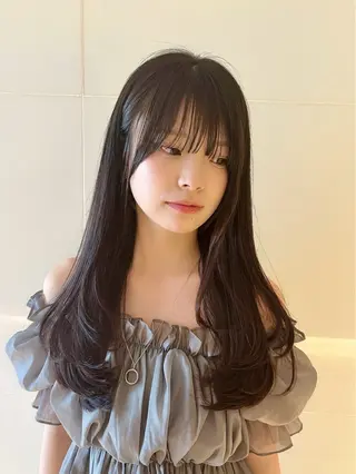 ロング Ayano‪‪🎀似 合わせ×透明感🎀のヘアスタイル