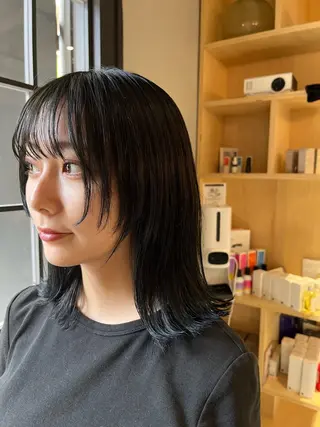 ミディアム カラー ROCCO east MIYOのヘアスタイル