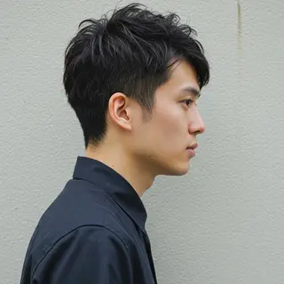 ショート カラー パーマ メンズ 🎸メンズ/パーマ/ ショート🎸工藤達哉のヘアスタイル