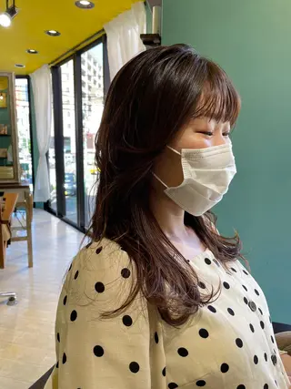 ロング 末石 智のヘアスタイル