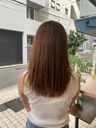 セミロング 亀井 明美のヘアスタイル