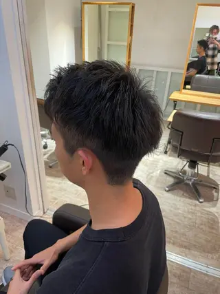 パーマ メンズ 杉山 蒼汰のヘアスタイル