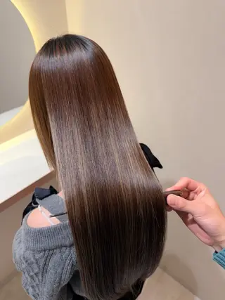 ロング 韓国レイヤー×ツヤ髪 /TAICHI🩶のヘアスタイル