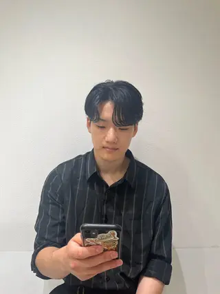 ミディアム パーマ メンズ 桜新町メンズ特化| ユウダイのヘアスタイル