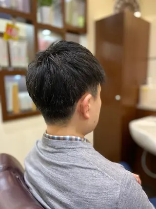 ミディアム 川西 朋希のヘアスタイル