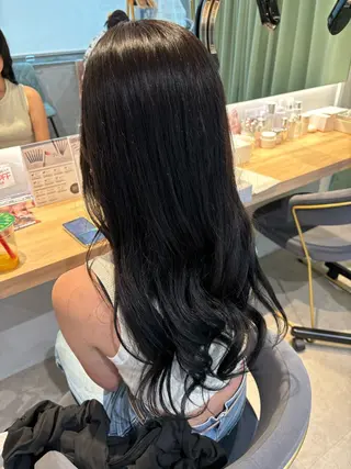 ロング カラー りあの🎀 /暖色カラー🍒のヘアスタイル
