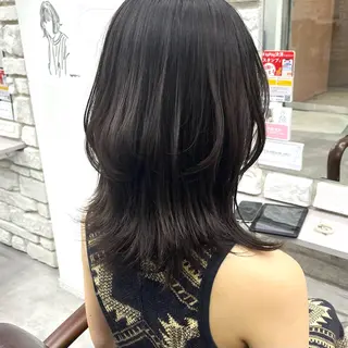 カラー 天王寺韓国ヘア 小山歓実のヘアスタイル