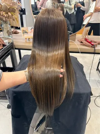 セミロング 🧸艶ブリーチ/深み カラー🌺Noa🌺のヘアスタイル