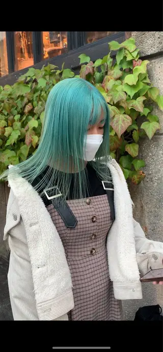 ロング カラー れい🫧 ハイトーン特化のヘアスタイル