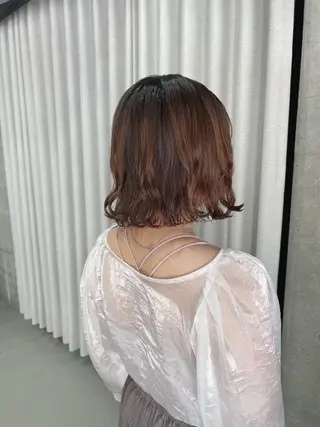 パーマ ボブパーマコテ巻き風 パーマNo1深江秀平のヘアスタイル