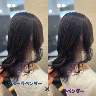 ミディアム lovis🧸ゆうあ 🧸/透明感カラーのヘアスタイル