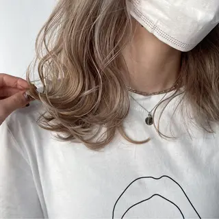 ミディアム カラー Hatanaka Airiのヘアスタイル