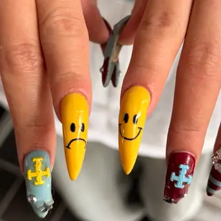 ロング 小川 柚香のネイルデザイン