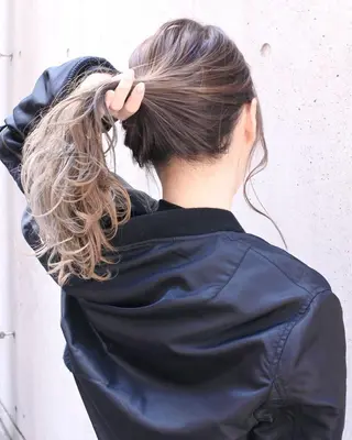 ロング カラー 松田 光雄のヘアスタイル