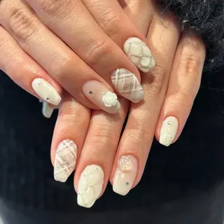 ネイル ガーリーネイル hiroka🩰🎀のネイルデザイン