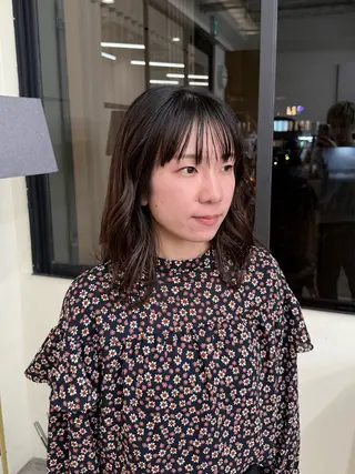ミディアム 大塚 柊那のヘアスタイル